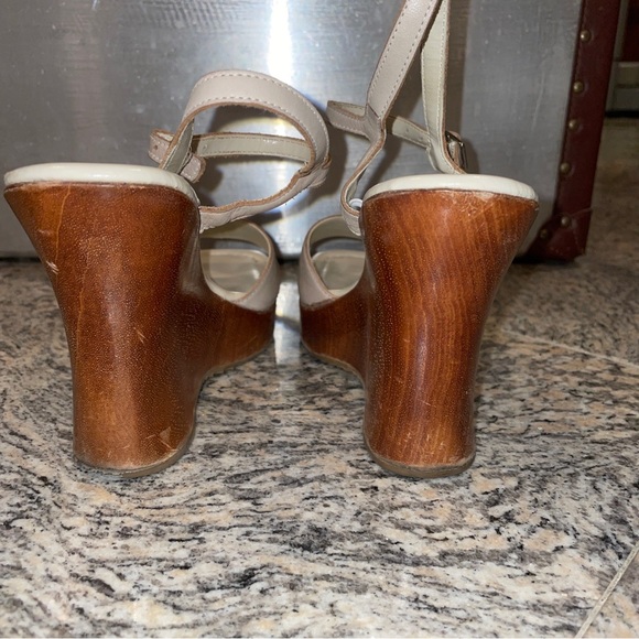 Aldo Viauno Open Wedge Brown Heel Woman’s Size 6 VINTAGE Y2k - Picture 4 of 6